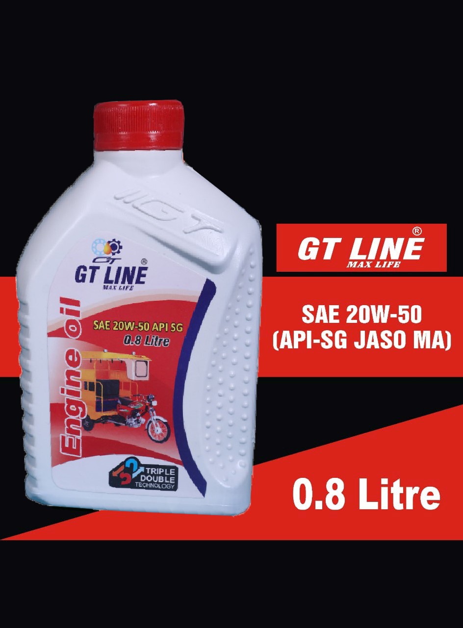 GT Line Engine Oil 0.8L 20W50 For Rikshaw